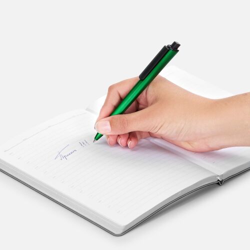 Ручка шариковая Informa, металлик, зеленая 4