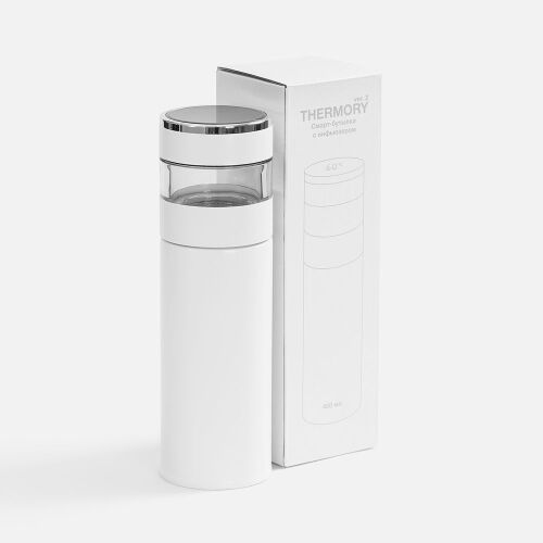 Смарт-бутылка с инфьюзером Thermory ver.2, белая 6