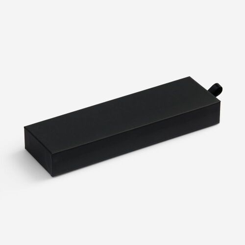 Ручка шариковая Broad Ring Soft Touch в футляре, черная 3 Ручка шариковая Broad Ring Soft Touch в футляре, черная 3