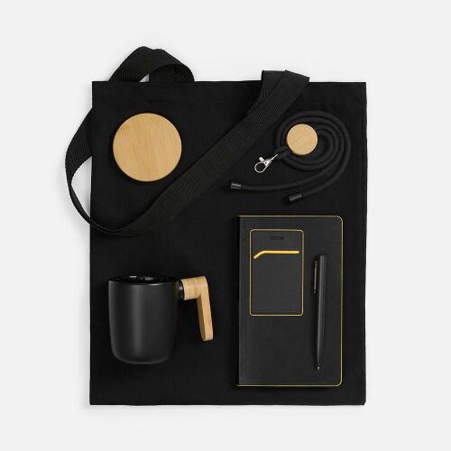 Набор Trait Office, черный с желтым 1