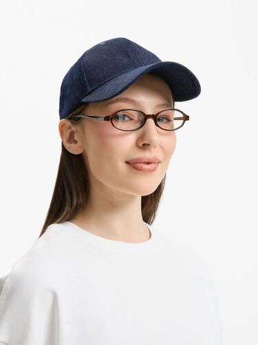 Бейсболка Denimate, темно-синяя 5