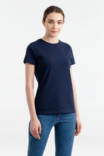 Футболка женская T-bolka Stretch Light Lady, темно-синяя (navy), 3