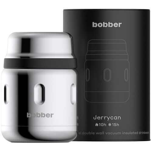 Термос для еды Jerrycan 470, вакуумный, стальной зеркальный 1