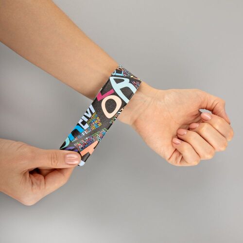 Браслет Slap с печатью на заказ 7