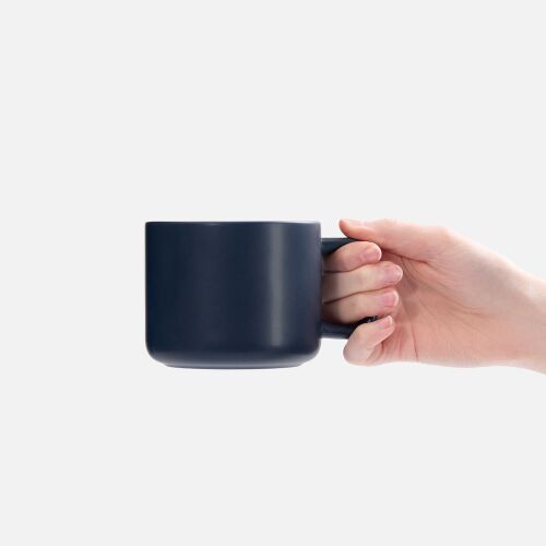 Чашка Jumbo в коробке матовая, темно-синяя 2