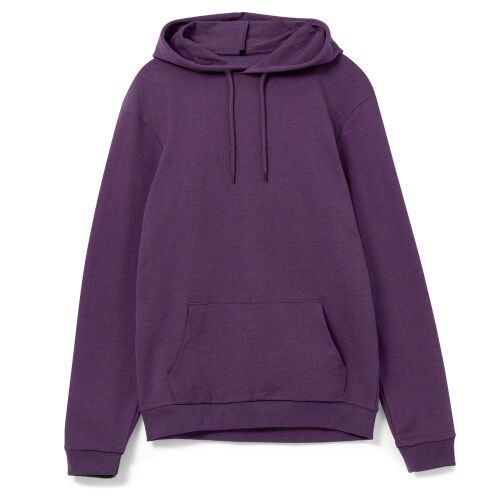 Толстовка с капюшоном унисекс Hoodie, фиолетовый меланж, размер  15