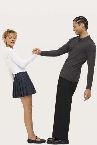 Рубашка поло мужская с длинным рукавом Perfect LSL Men красная,  6