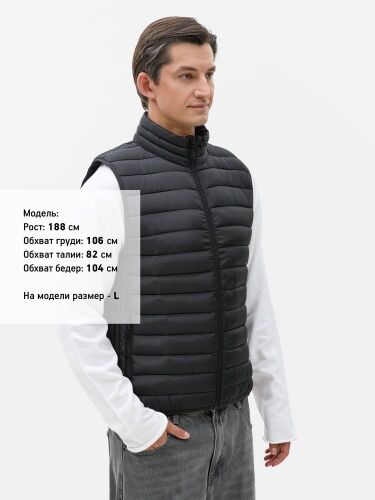 Жилет мужской Stream BW Men, черный, размер XXL 1