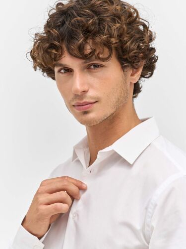 Рубашка мужская Bailey, белая, размер 3XL 6