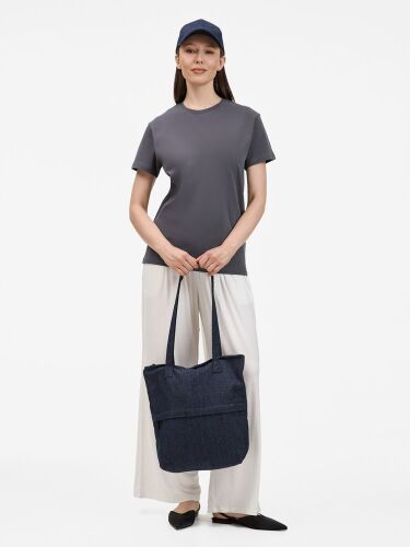 Сумка для покупок Denimate, темно-синяя 5