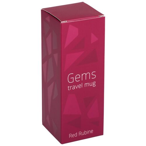 Термостакан Gems Red Rubine, красный рубин 13