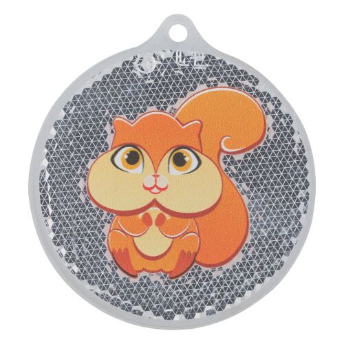 Пешеходный светоотражатель «Круг», синий 6