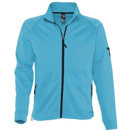 Куртка флисовая мужская New look men 250 бирюзовая, размер S 1