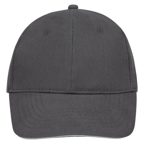 Бейсболка Buffalo, темно-серая со светло-серым 2