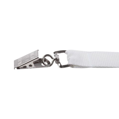 Лента для бейджа Neckband, белая 3 Лента для бейджа Neckband, белая 3