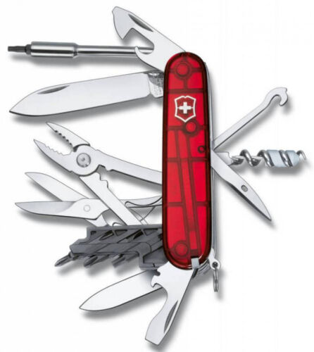 Офицерский нож CyberTool L, прозрачный красный 1 Офицерский нож CyberTool L, прозрачный красный 1