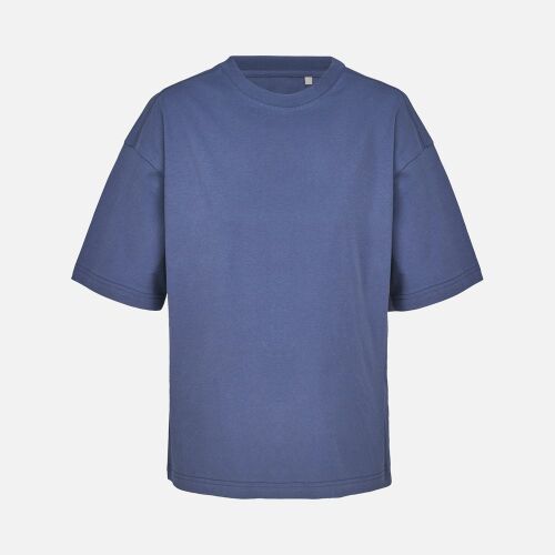 Футболка оверсайз женская Boxy Women, синяя (джинс), размер S 1