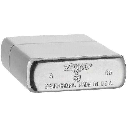 Зажигалка Zippo Armor Brushed, матовая серебристая 3