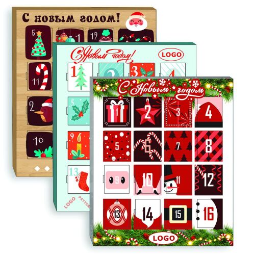 Шоколадный адвент-календарь Festa Mini на заказ 1