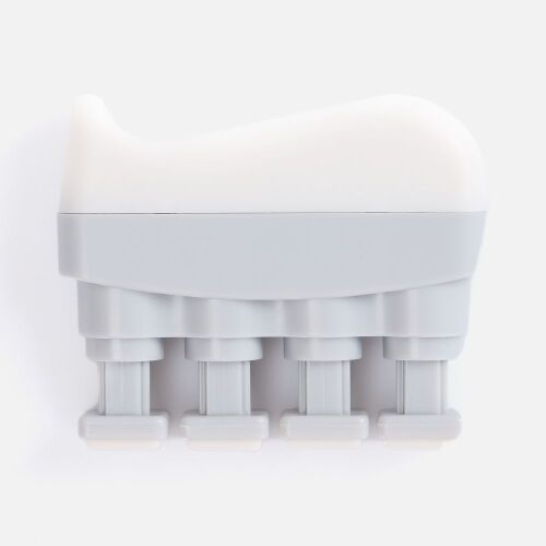 Эспандер кистевой FingerTap, серый с белым 2