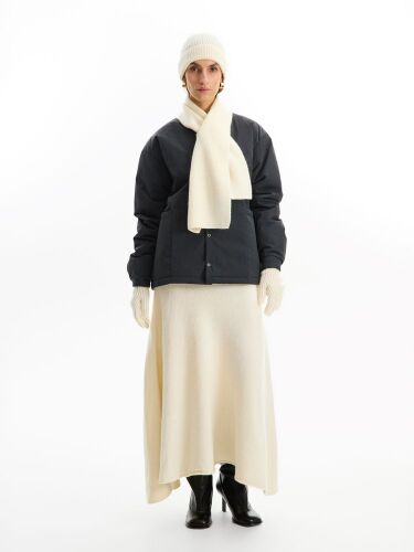 Перчатки Bernard, молочно-белые (ванильные), размер S/M 6