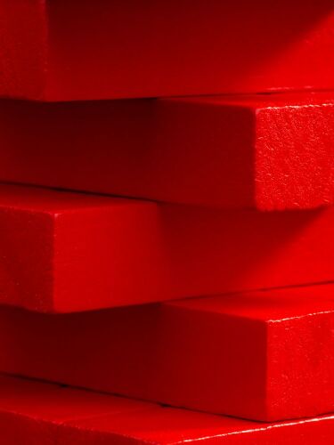 Игра «Деревянная башня мини», красная 5