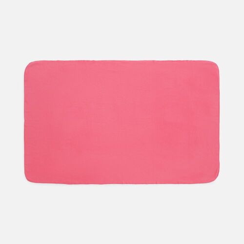 Флисовый плед Warm&Peace, розовый (коралловый) 1