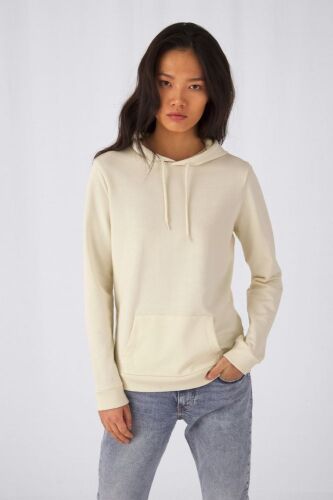 Толстовка с капюшоном женская Hoodie, бежевая (nude), размер XS 4