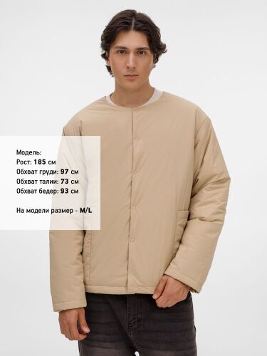 Куртка унисекс Veter, бежевая, размер 3XL/4XL 1 Куртка унисекс Veter, бежевая, размер 3XL/4XL 1