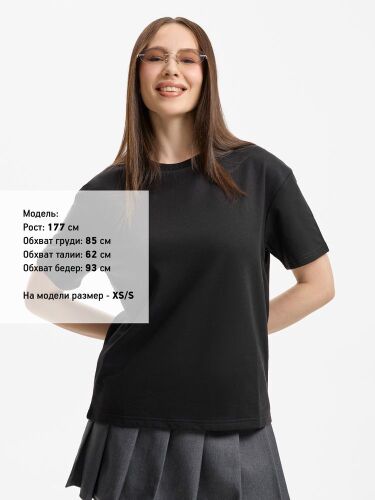 Футболка унисекс Durington, черная, размер 3XL/4XL 4
