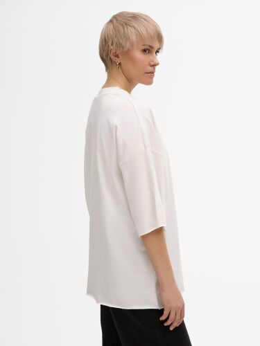 Футболка унисекс T1, молочно-белая, размер M/L 6