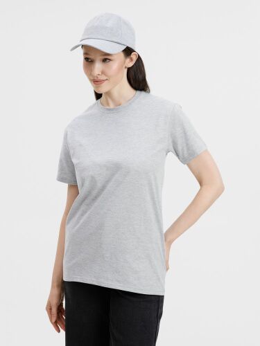 Футболка унисекс T-Bolka 160, серый меланж, размер XS 7