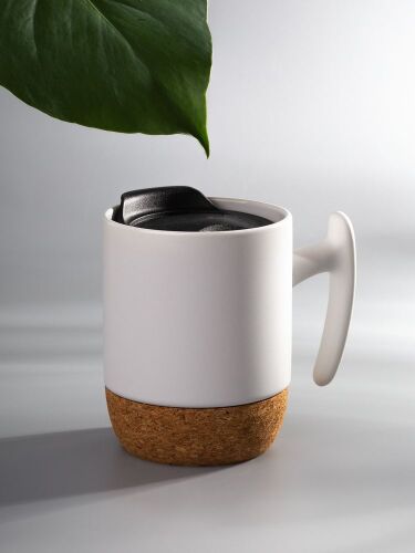 Кружка Corky Grip, белая 4