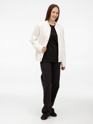 Бомбер унисекс AtmosWear, молочно-белый, размер L 7