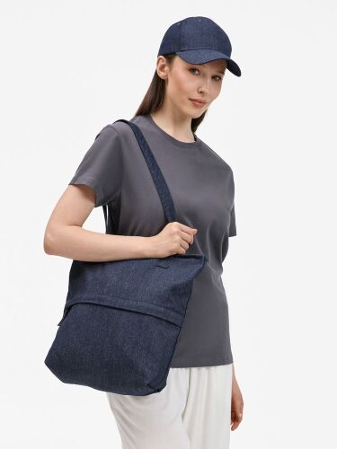 Сумка для покупок Denimate, темно-синяя 4