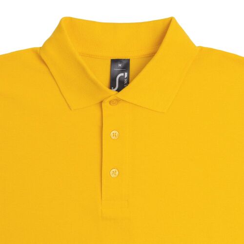 Рубашка поло мужская Summer 170 желтая, размер XXL 1