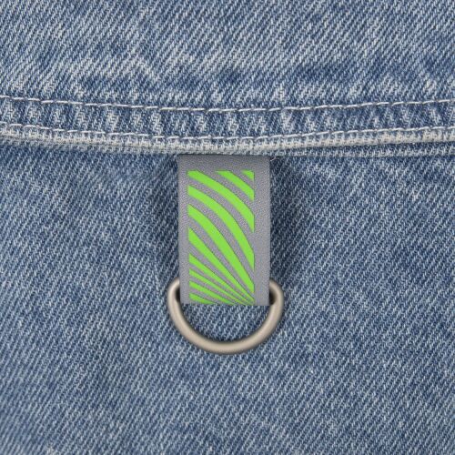 Лейбл тканевый Epsilon, S, серый 5