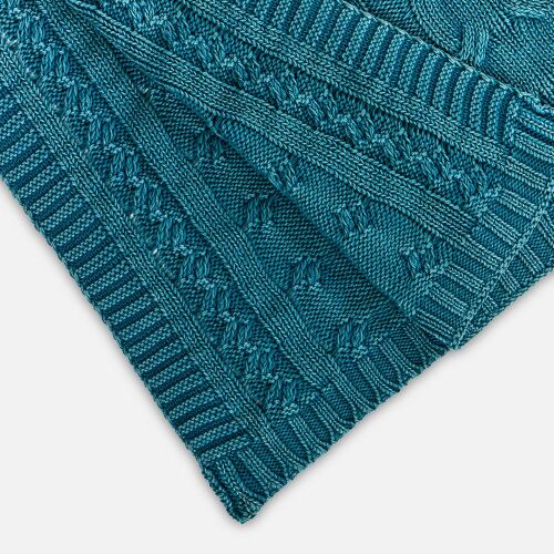 Плед Hygge, темно-зеленый 4