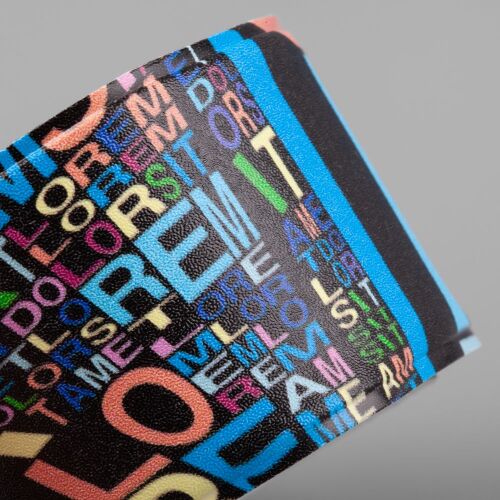 Браслет Slap с печатью на заказ 6