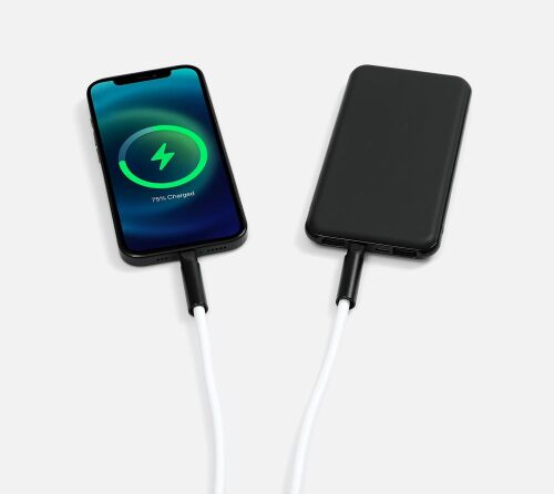 Кабель-ланьярд energyFlex Power Delivery 60 Вт, белый 2