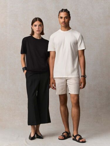 Футболка унисекс Lyam, темно-синяя, размер S 7