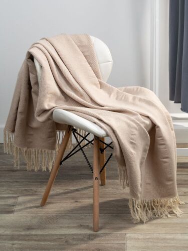 Плед «Сенеж», бежевый 5