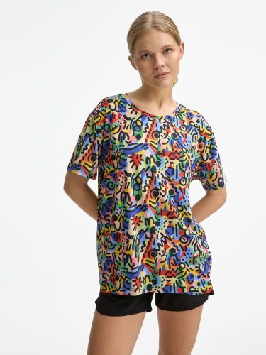 Футболка унисекс Senti с полной запечаткой на заказ, размер XL 4