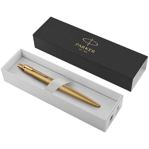 Ручка шариковая Parker Jotter XL Monochrome Gold, золотистая 3