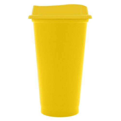 Стакан с крышкой Color Cap, желтый 1
