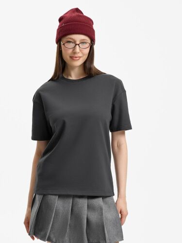 Футболка унисекс Durington, темно-серая (графит), размер 3XL/4XL 3