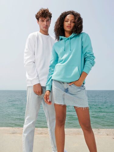 Свитшот унисекс Columbia, голубой (морская волна), размер XL 5