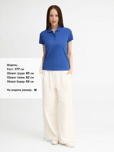 Рубашка поло женская People 210 ярко-синяя (royal), размер M 7