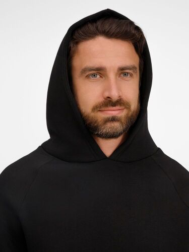 Худи унисекс оверсайз Easy Street, черное, размер XL/XXL 5