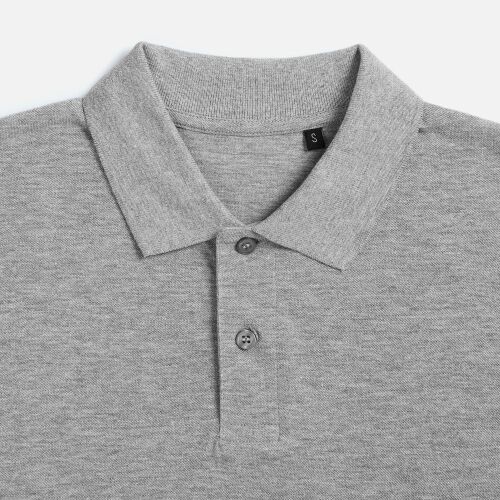 Рубашка поло унисекс Pulse, серый меланж, размер S 3